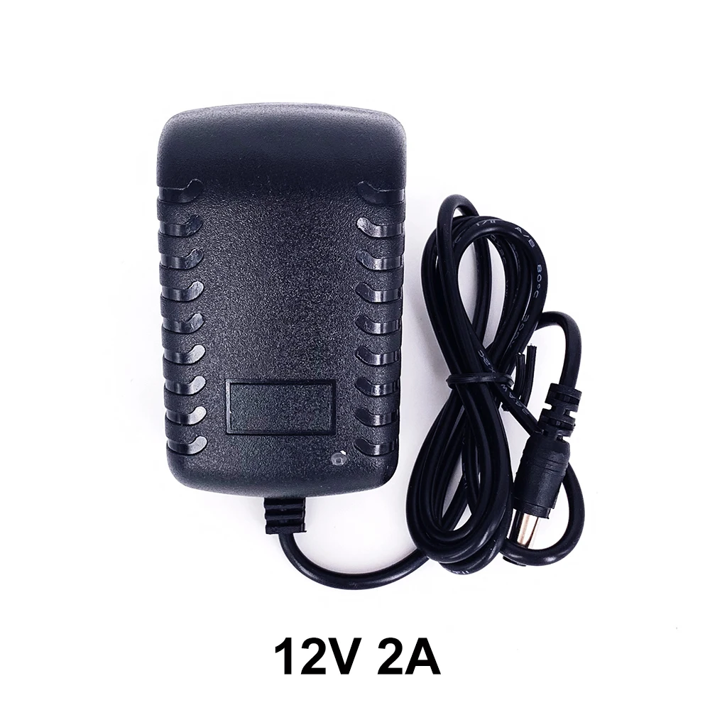 DC 12V адаптер 1A 2A 3A 5A 8A 10A светодиодный трансформатор источник питания EU US Plug 220V To 12V для светодиодных лент