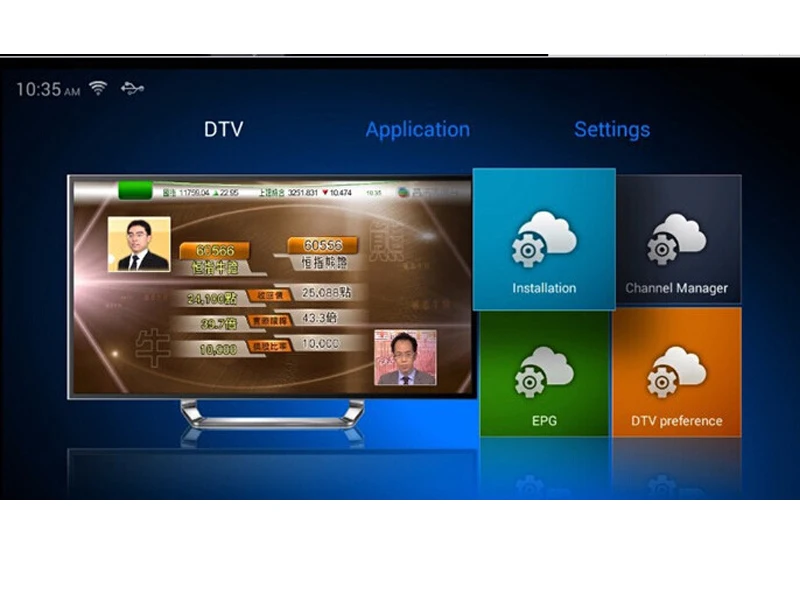 android 7,1 ТВ приставка четырехъядерный 8G+ 1G ОТТ/DVB-T2 android приложение встроенный DVB-T2 ТВ-тюнер wifi совместим с dvb-t/h.264/mpeg4