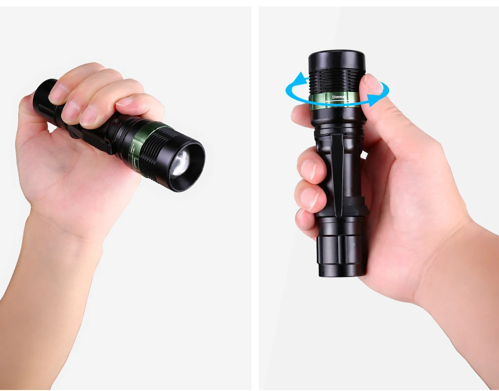 YAGE YG-338C вспышка светильник XP-G фонарь CREE светодиодный вспышка светильник фонарь светильник для 18650 аккумуляторной батареи или ААА ручной фонарь