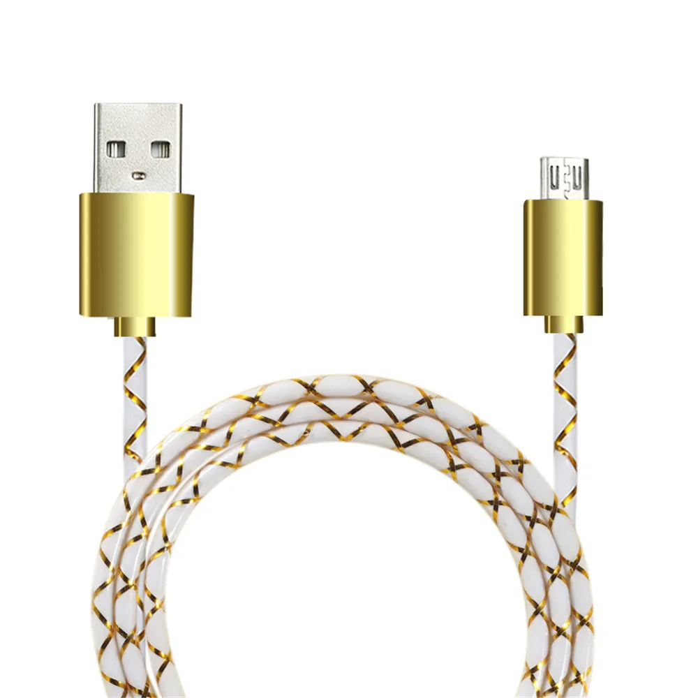 2 шт. универсальный кабель Micro USB зарядный шнур совместимый с Android кабели для