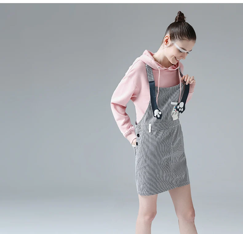 Toyouth летний прибытие женщины чулок dress полосатый cat печати casual dress женская мода гольфы прямо dress