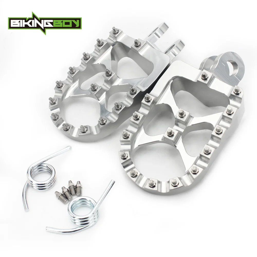 BIKINGBOY For Kawasaki KLX 400 R KLX400R 2003 KX 500 1988 89 90 91 92 93 94 95 96 97 98 99 00 01 02 03 04 MX Footpegs Foot Pegs |
