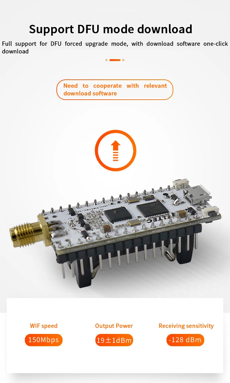 STM32L151CCU6+ SX1276 LoRaWAN node ультра низкая мощность 1/2AA Li SOCl2 макетная плата