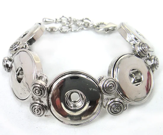 MOODPC Бесплатная доставка пять штук металлические пуговицы браслет сделай сам