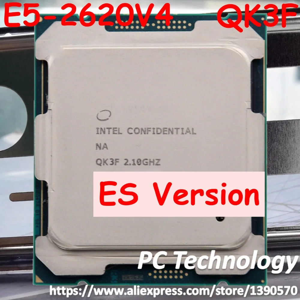 Оригинальный процессор Intel Xeon версия Φ QK3F 2 10 ГГц 8 ядерный 20M E5 2620V4 85W бесплатная