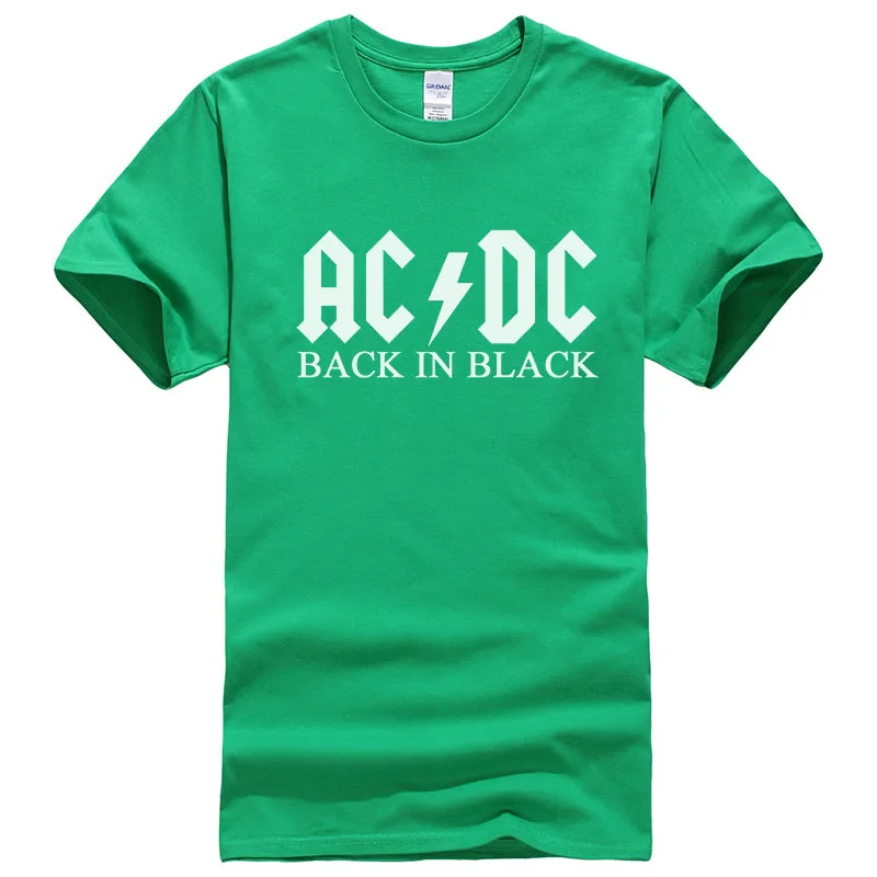Стиль,, хлопок, футболки AC DC, брендовая мужская футболка, металлическая рок-группа, футболки с принтом AC/DC, XS-2XL, T394