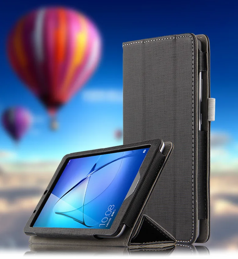 Высококачественный чехол книжка из искусственной кожи и холста для Huawei MediaPad T3 7 0|