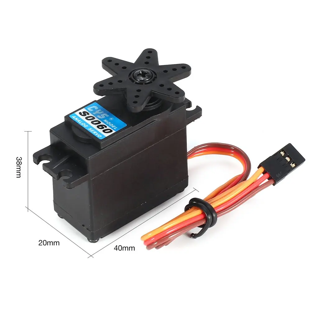 CYS S0060 6 кг Крутящий момент металлический механизм RC автомобильный рулевое