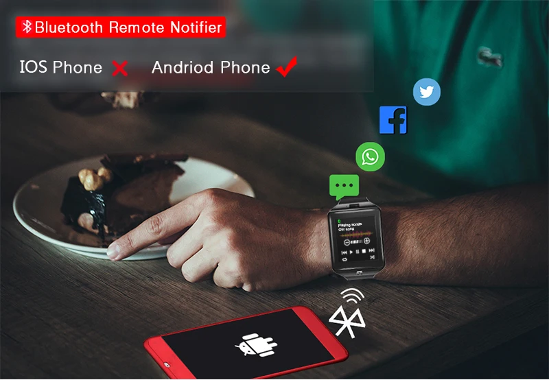 Смарт-часы с Bluetooth для Iphone, телефонов, huawei, samsung, Xiaomi, Android, поддержка 2G, SIM, TF карта, камера, умные часы, PK, X6, Z60