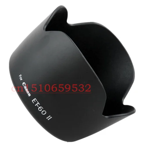 2 шт. ET 60 ll бленда объектива для Canon T3i T2i T1i T3 XTi XT XSi 450D EF S 55 250 мм 90 300 75 мм|lens hood for canon|lens