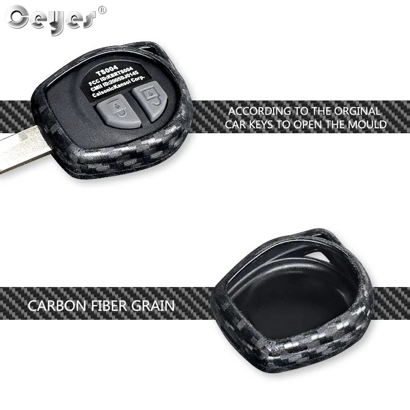 Ceyes Car Styling Auto Key Covers Protect Shell Accessories Case For Suzuki Jimny SX4 Swift Vitara Samurai 2 Buttons Remote Fob |