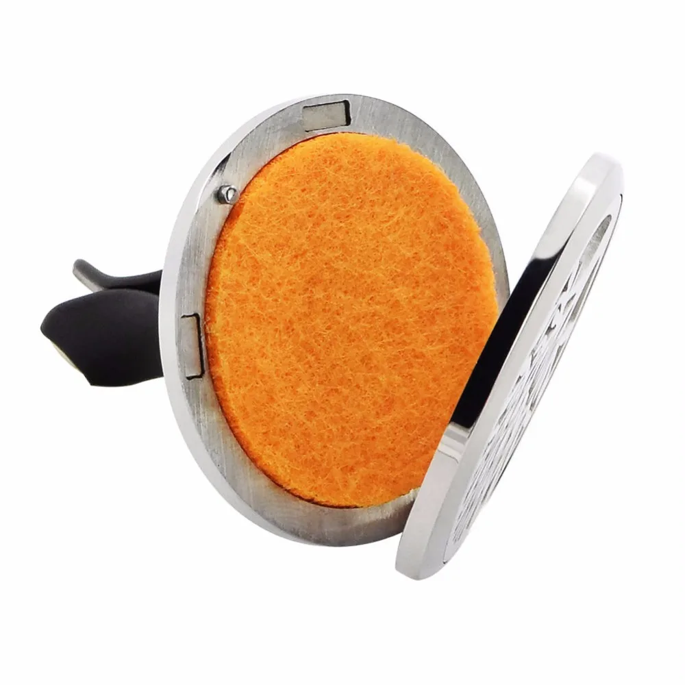 38 мм магнит диффузор Нержавеющая сталь автомобиля медальон с ароматом