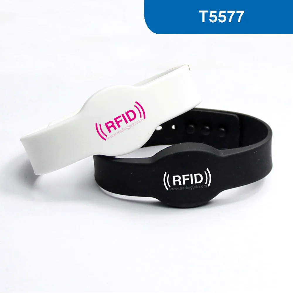 WB04 силиконовый RFID браслет частота 125 кГц для контроля доступа 330 бит R/W ISO18000-2 с