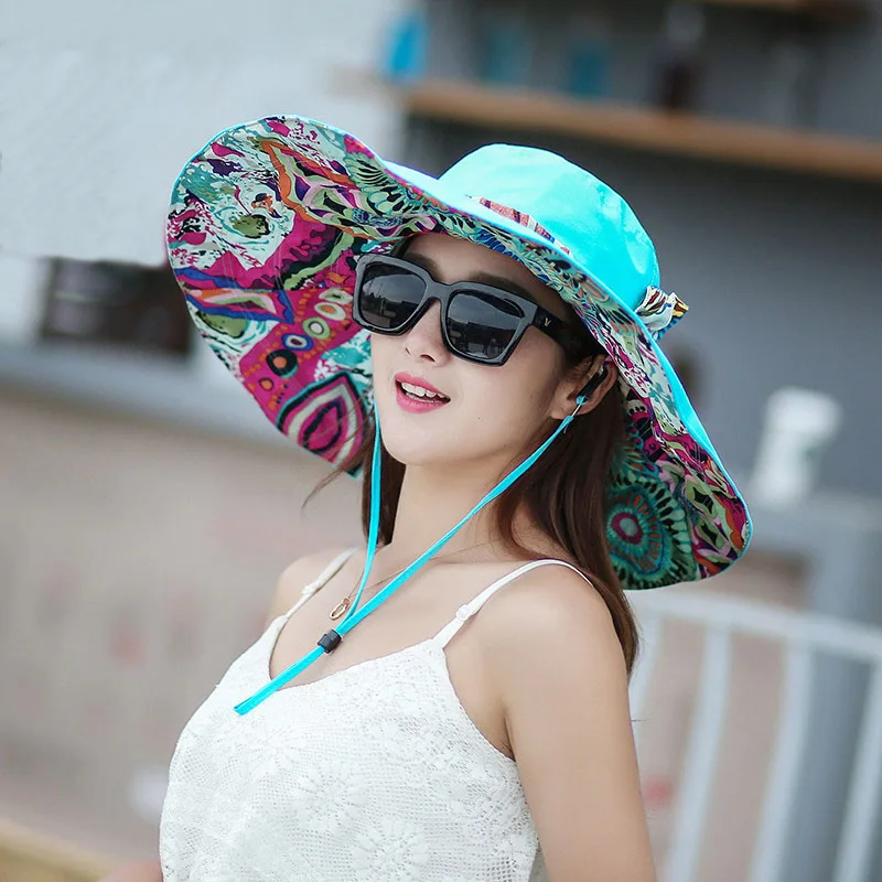 Шляпка от солнца DANKEYISI с широкими полями женская дизайнерская однотонная