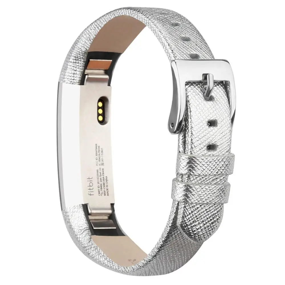 9 Роскошный ремешок из натуральной кожи, сменный ремешок, браслет для Fitbit Alta/Alta HR, трекер, высококачественный браслет, ремешок, черный - Color: 9