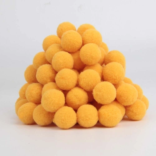 38 orange 20 мм помпон, мягкий мех, помпон, помпоны для детей, DIY игрушки ручной работы, праздничные украшения, аксессуары 20 г, 60 шт - Цвет: 38 orange