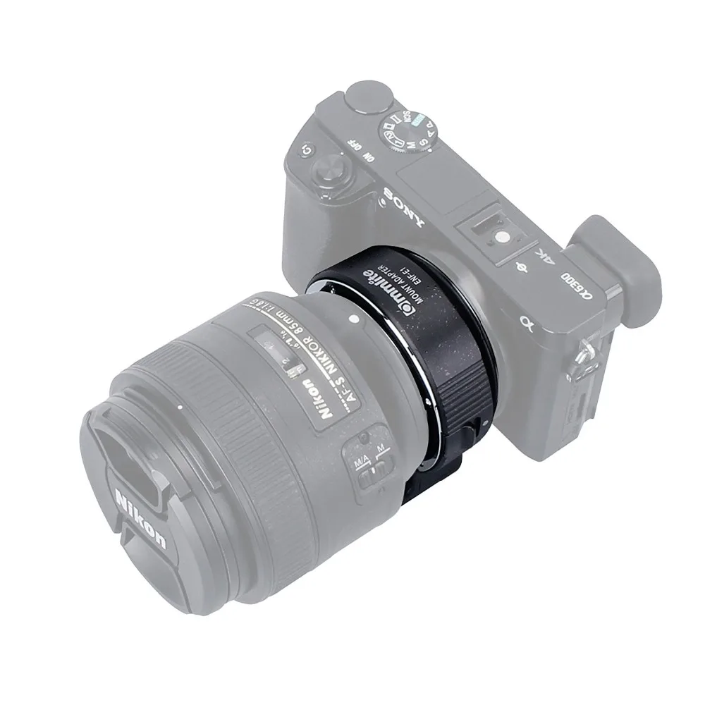 Commlite CM ENF E1 PRO адаптер для крепления объектива с автофокусом Nikon F только Sony E Mount A7R2
