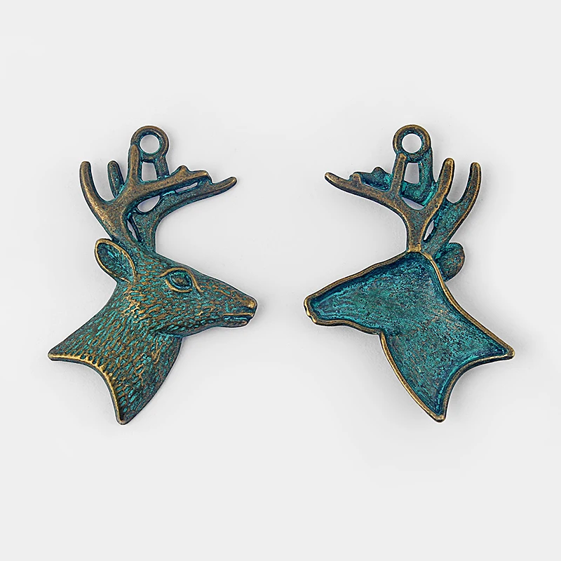 6 шт. винтажные модные подвески Лось Подвеска для самостоятельного изготовления
