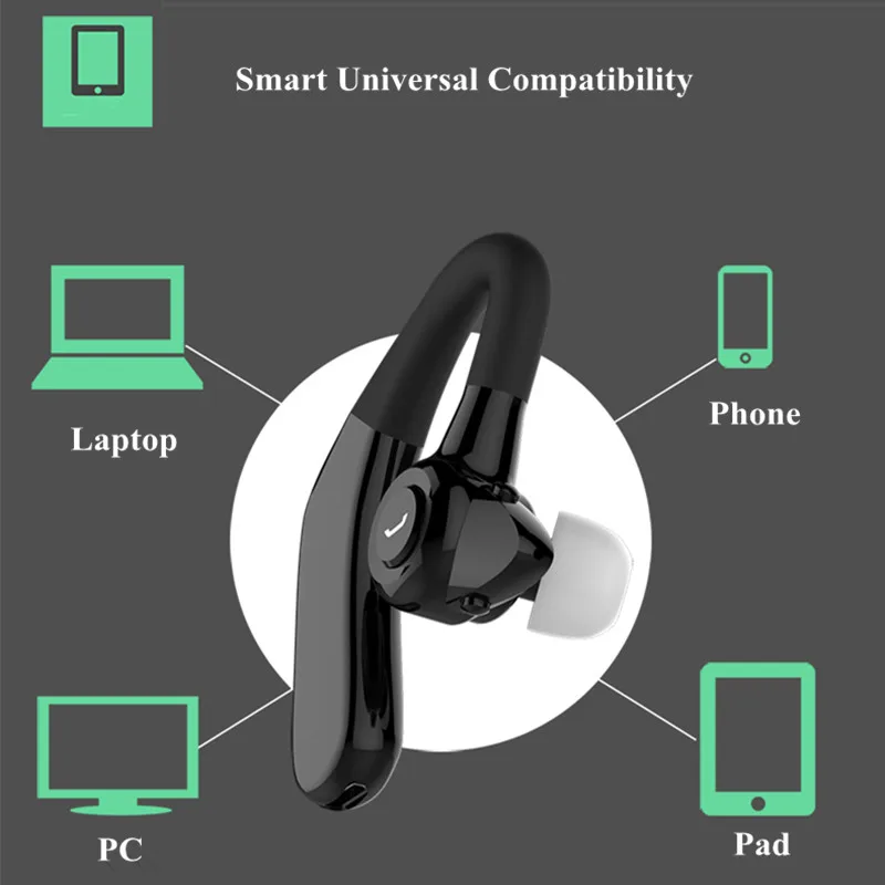 Беспроводной Bluetooth наушники гарнитуры громкой связи устойчивое Спортивные с