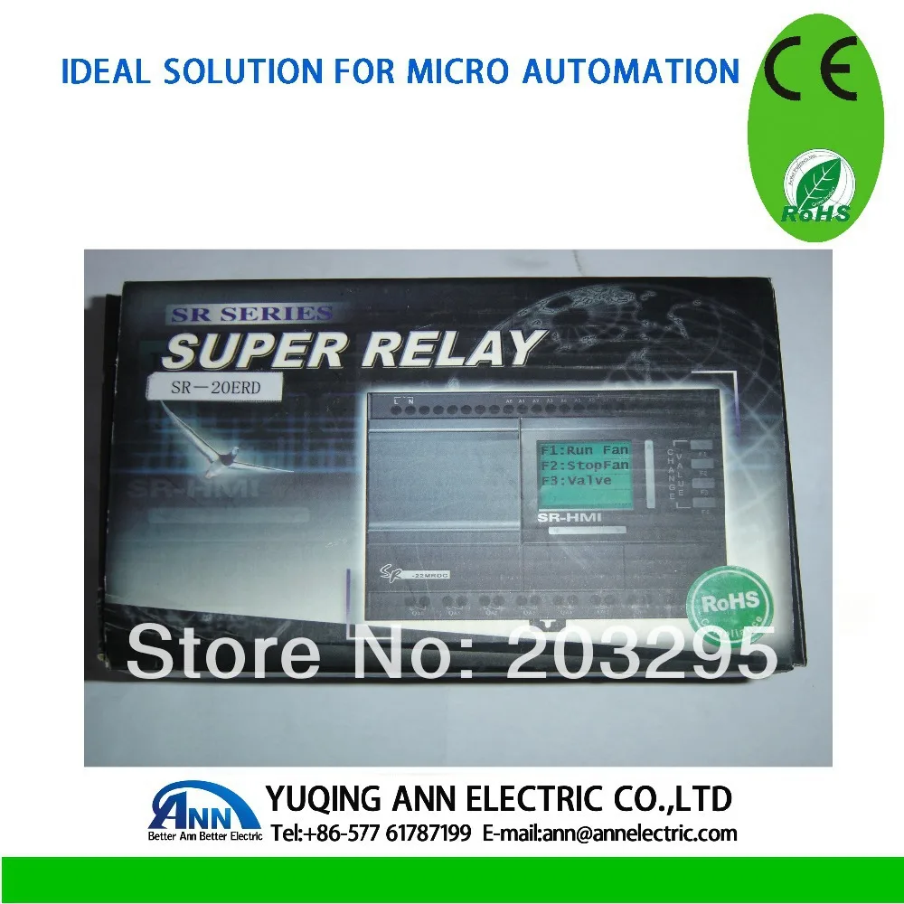 

PLC extended module-SR-20ERD ,12-24VDC 12 Point DC input, 8 point relay output