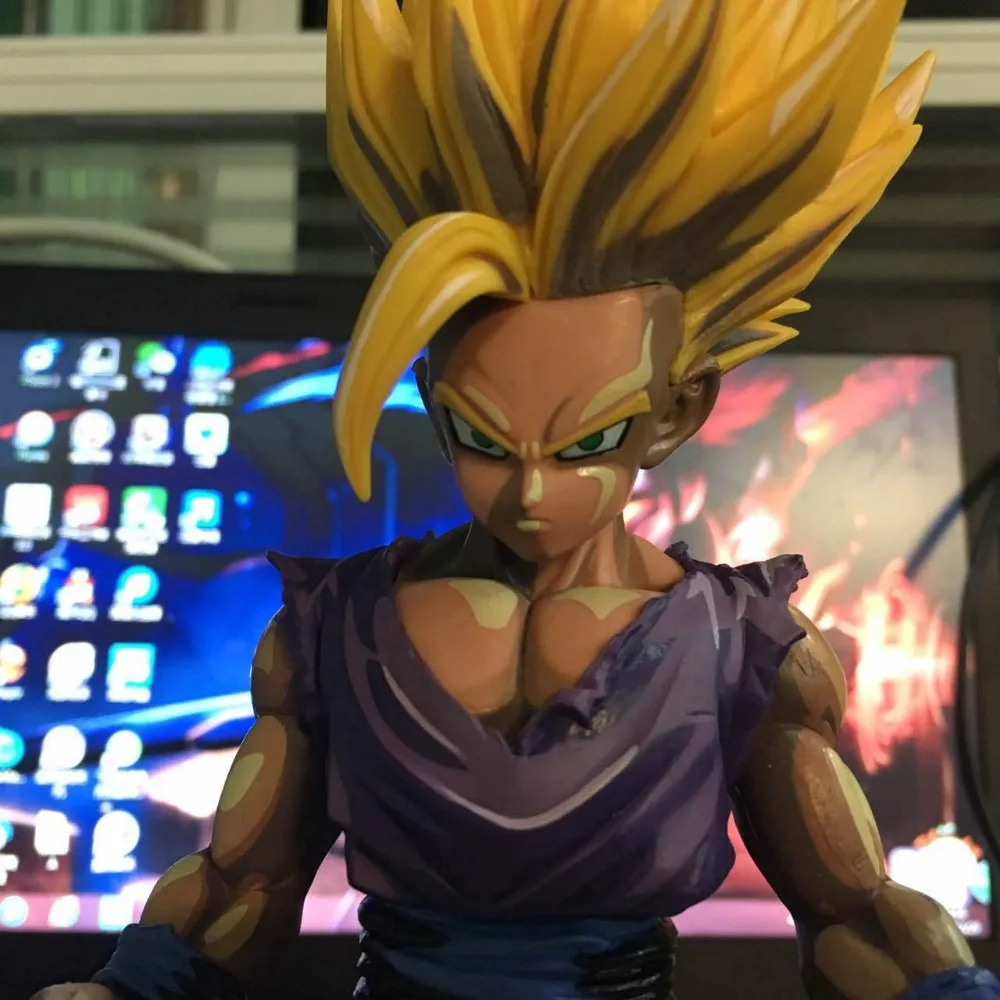 20 см аниме Dragon Ball Z Super Saiyan Son Gohan экшн-фигурки Master Stars Piece Dragonball фигурка