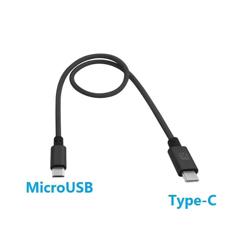 Кабель Meenova Type C на MicroUSB OTG для USB DAC Samsung S20/S10 Plus Huawei Sony 1ADAC Meizu 12 дюймов серый цвет