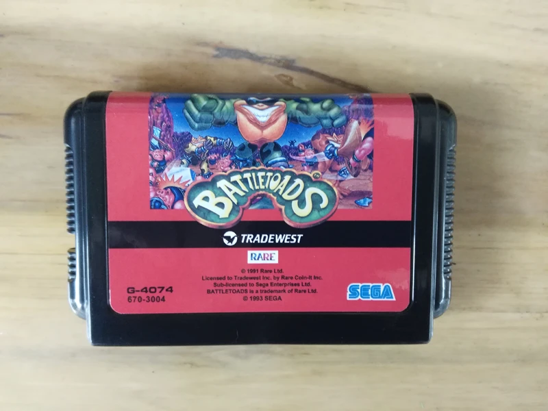 Игра MD: BATTLETOADS (японская версия!)|game|game gamegames japan |