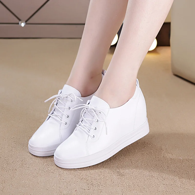 Весна 2019 новая женская повседневная обувь модная однотонная для