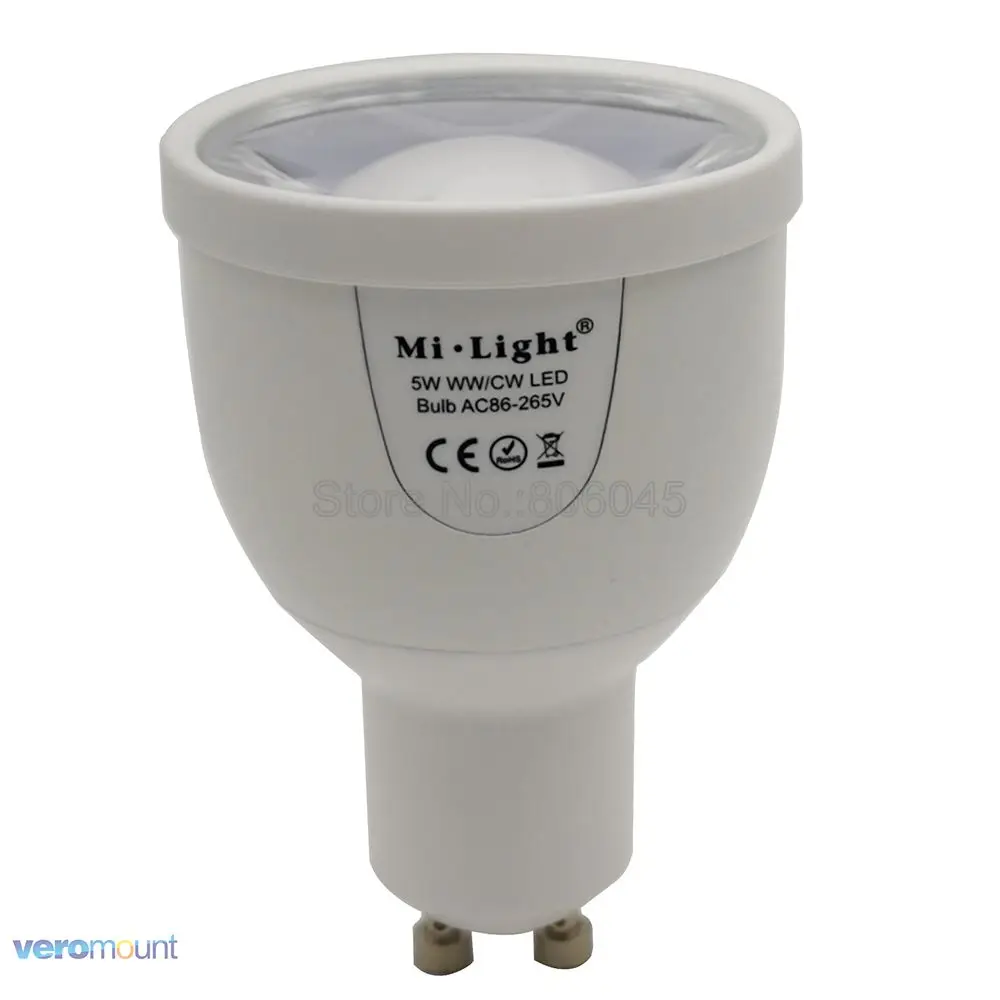 Milight 2,4G светодиодный светильник MR16 GU10 E14 E27 светодиодный умный светильник 4 Вт 5 Вт 6 Вт 9 Вт 12 Вт CCT/RGBW/RGBWW/RGB+ CCT Светодиодный прожектор 2,4 г с дистанционным управлением
