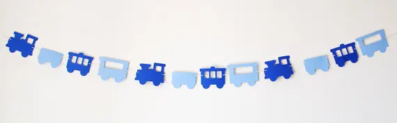 Choo choo поезд свадебные искусственные гирлянды 5 дюймов Длинные украшения для