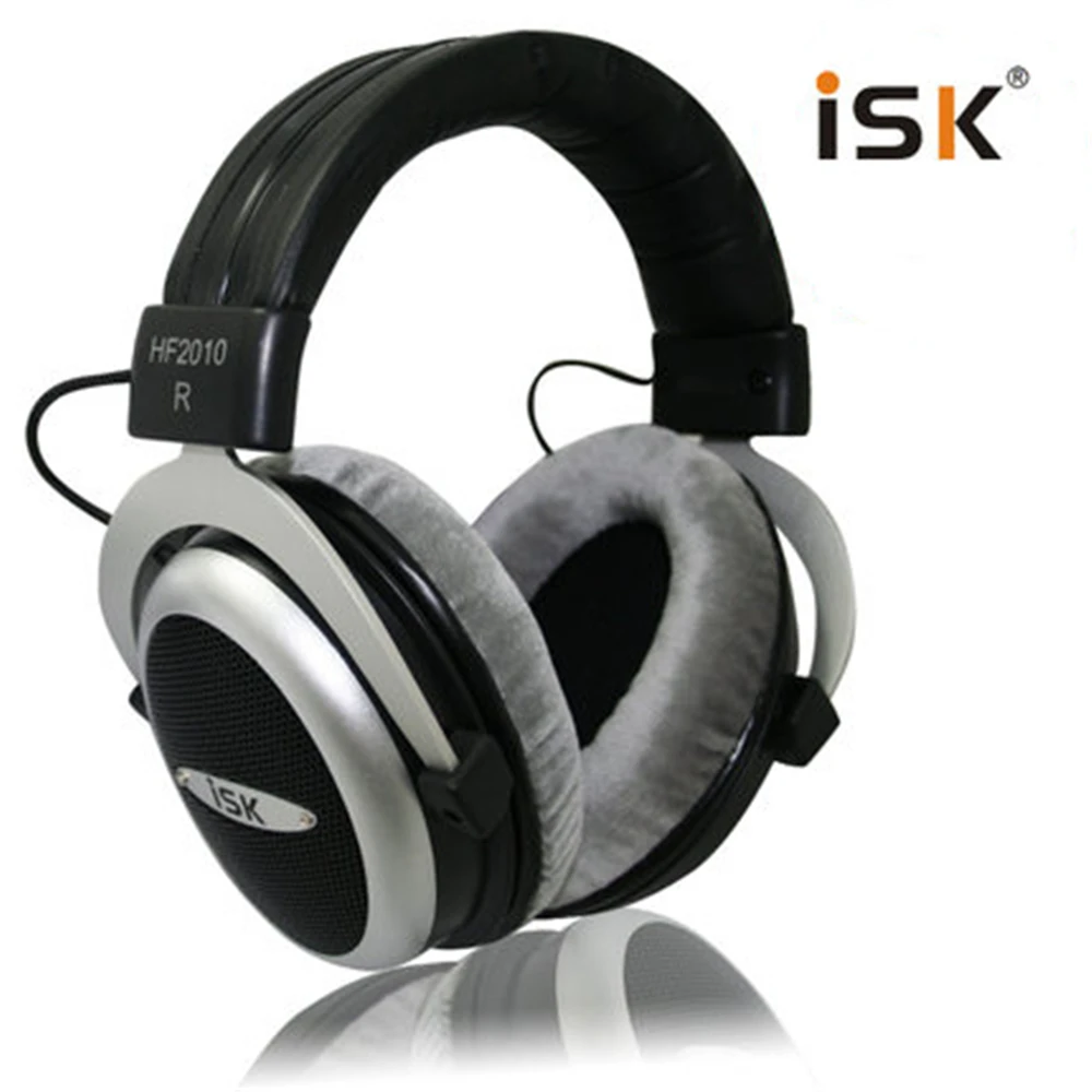 Оригинальные полуоткрытые наушники ISK с монитором стерео Hi-Fi DJ fone de ouvido