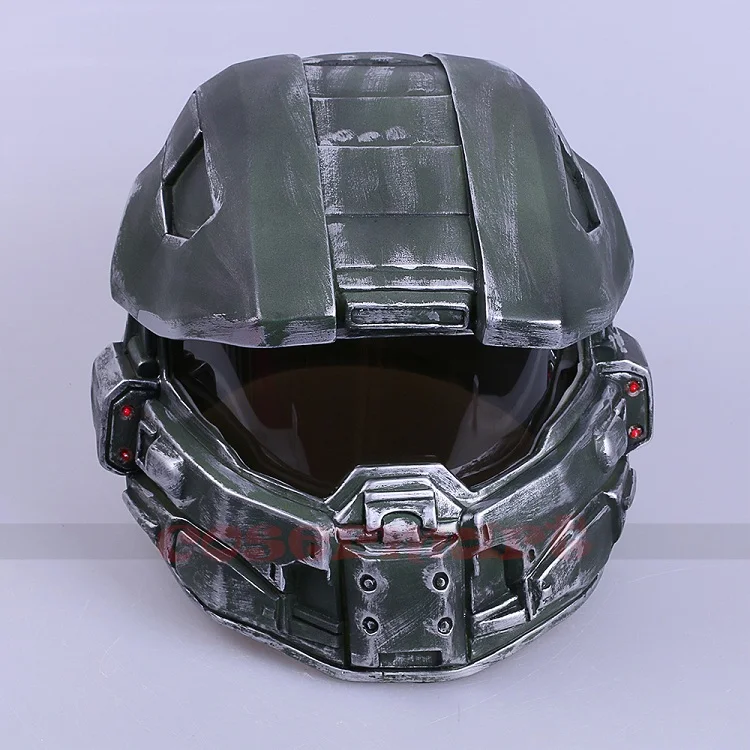 Helmet Halo 4 шлем реквизит Реплика Косплей Костюм Полная Голова маска ПВХ оборудование Мастер Главный аксессуары для игр - Цвет: Helmet