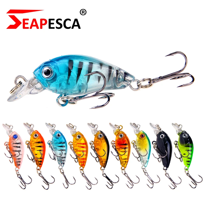 SEAPESCA мини кренкбейт рыболовная приманка 40 мм 3 5 г верхняя одежда Япония жесткая