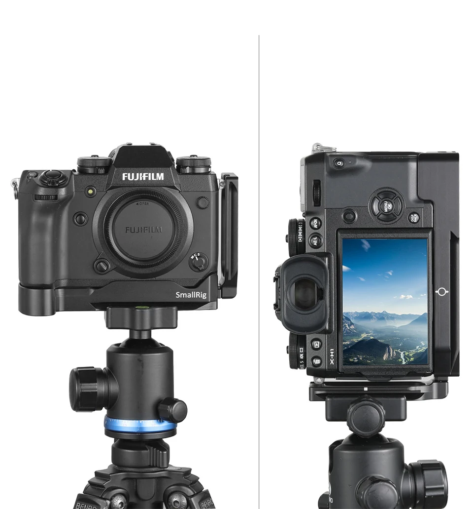 SmallRig DSLR Camear Quick Release X-H1 L кронштейн для Fujifilm X-H1 Камера пластина особенность с Arca стильная тарелка 2178