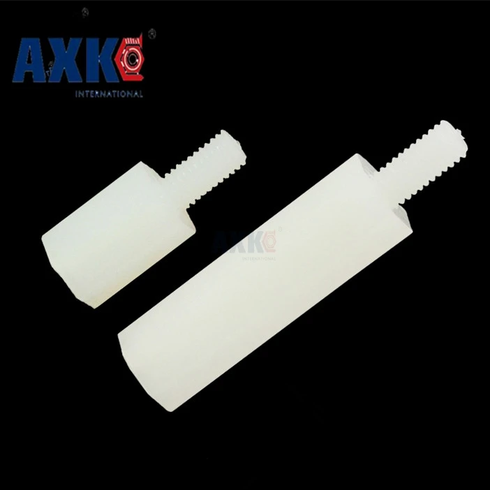 

Axk 500pcs M3*11+6 White Nylon Standoff Spacer Hex Plastic Male Female Spacing Screws Pillar