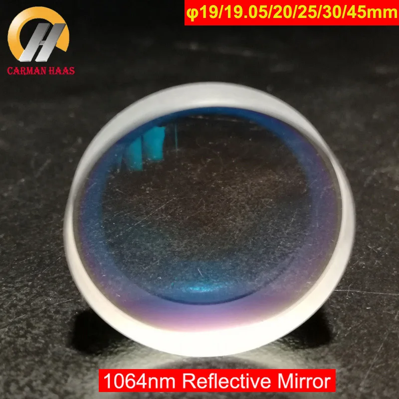 Отражающая зеркальная отражающая Лазерная линза Carmanhaas Fiber YAG 1064 нм диаметром 19