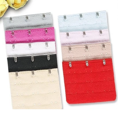 Дамы 3 крючка бюстгальтер ремень Удлинительный крюк зажим идеально Обнаженная