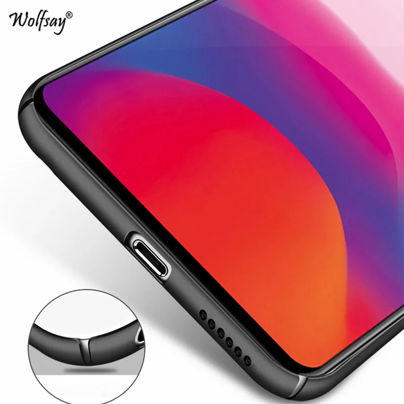 Wolfsay PC чехол BBK Vivo X21 X 21 Silm роскошный гладкий жесткий для телефона ЧЕХОЛ ДЛЯ ViVO Coque