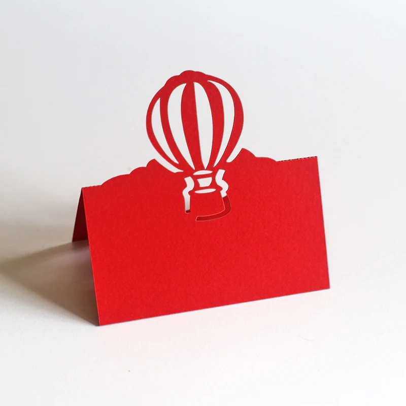 50 шт. открытки с воздушным шаром/украшение вечерние/палатка для еды/сидячие