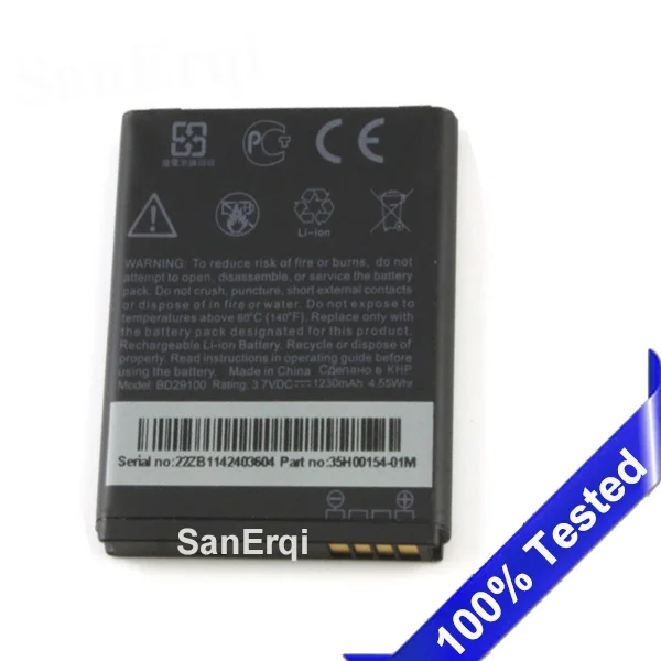 Аккумулятор Wildfire S для HTC G13 A510c A510e T9292 T9295 Explorer HD3 HD7 PG76100 BD29100|battery for|battery for htcwildfire s |