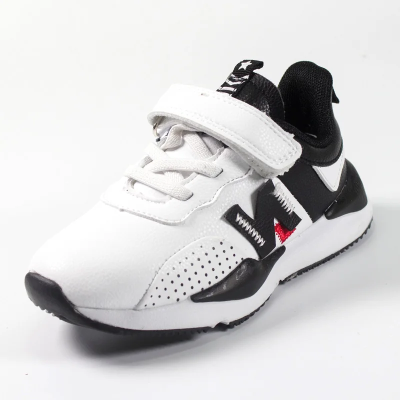 Bdkids Toddler Fashion Sneakers Kids 2018 Children For Boys White And Black Breathable Mesh Hook Loop Eva 162D | Детская одежда и