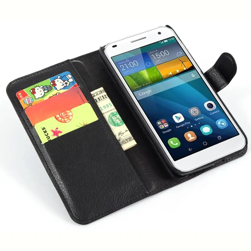 5 &quotHuawei Ascend G7 чехол с держателем для карт Huawei C199 кожаная кобура Кошелек Флип