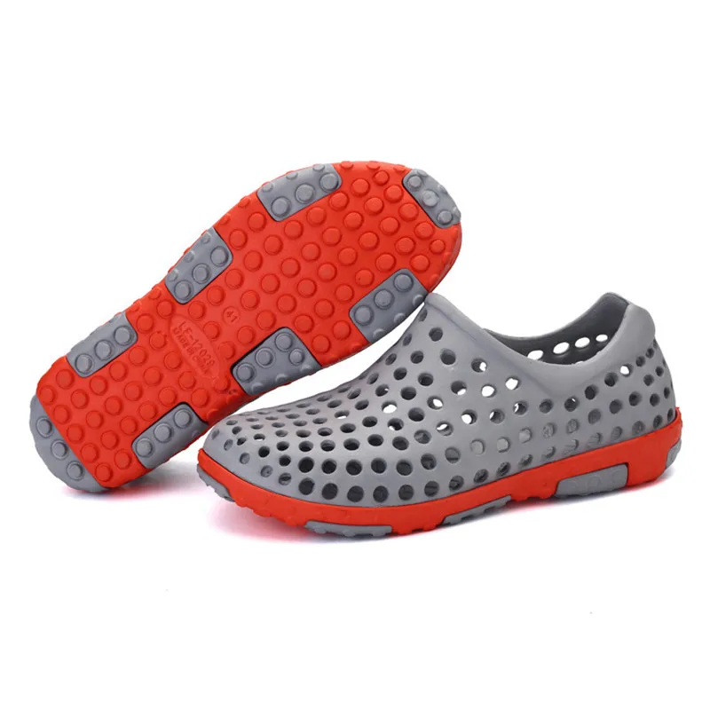 Пляжные шлепанцы Мужская Летняя обувь уличные сандалии на резиновой подошве для