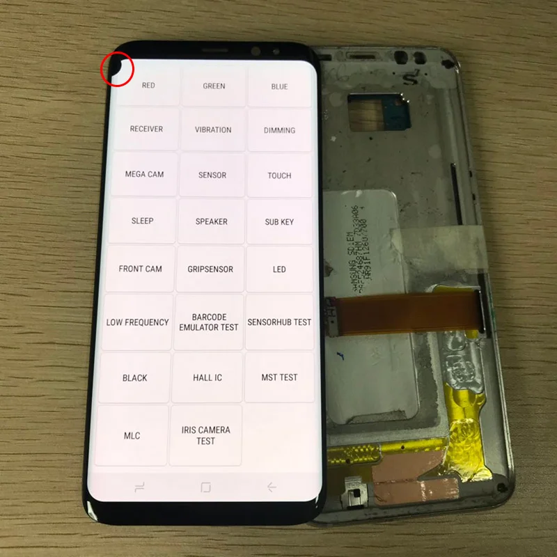 Оригинальный ЖК дисплей SUPER AMOLED S8 с пятном для SAMSUNG Galaxy G950 G950F Plus G955 G955F сенсорный