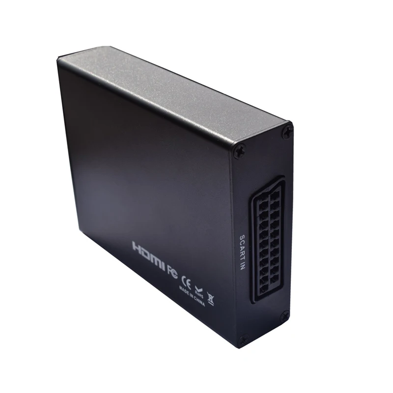 SCART К HDMI Scaler Box CVBS YC RGB к HDMI видео аудио высококлассные преобразования AV сигнала адаптер 720 P/1080 P для ТВ DVD