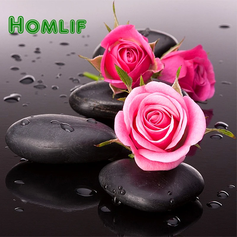 HOMLIF 5d алмазов картина холст алмаз наборы для вышивки крестом кристалл Рукоделие