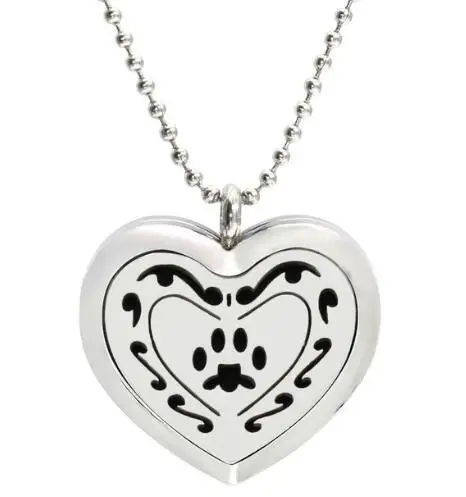 1 шт. подвеска для духов в форме сердца из нержавеющей стали|Ожерелья с подвеской|