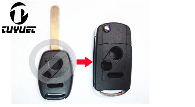 Чехол для HONDA CIVIC CITY ACCORD ODYSSEY CRV 2 + 1|key button|honda crv key shellcase for |