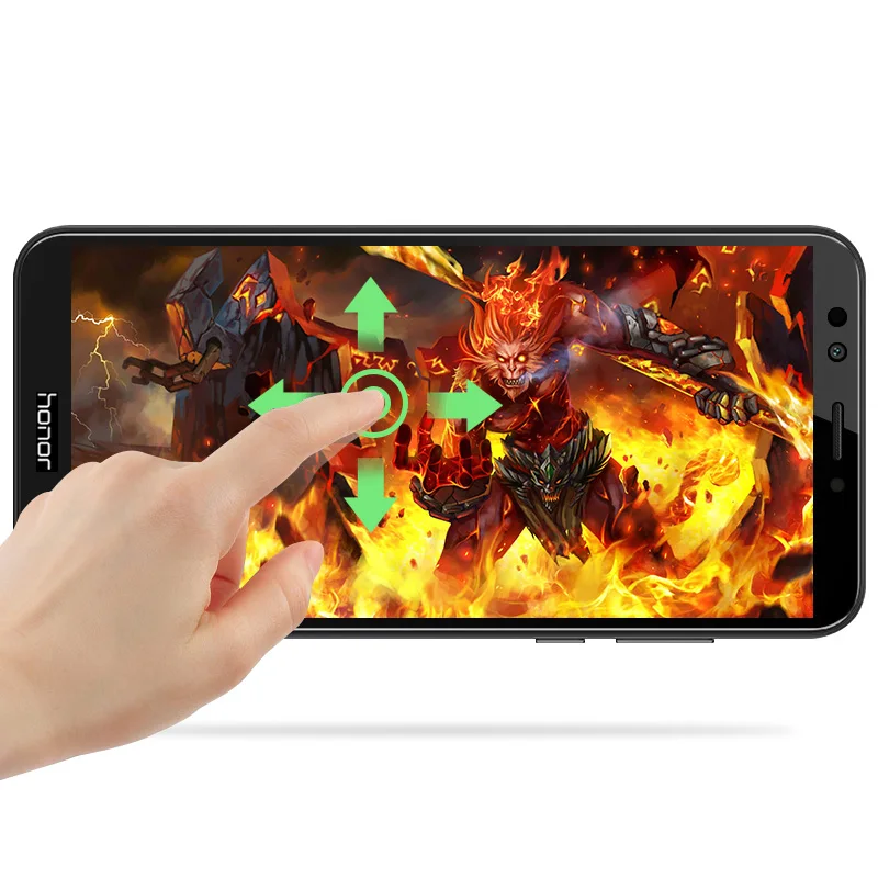 Закаленное 3d стекло для huawei honor 7C 2 шт. полное покрытие экрана Защитная пленка Huawei