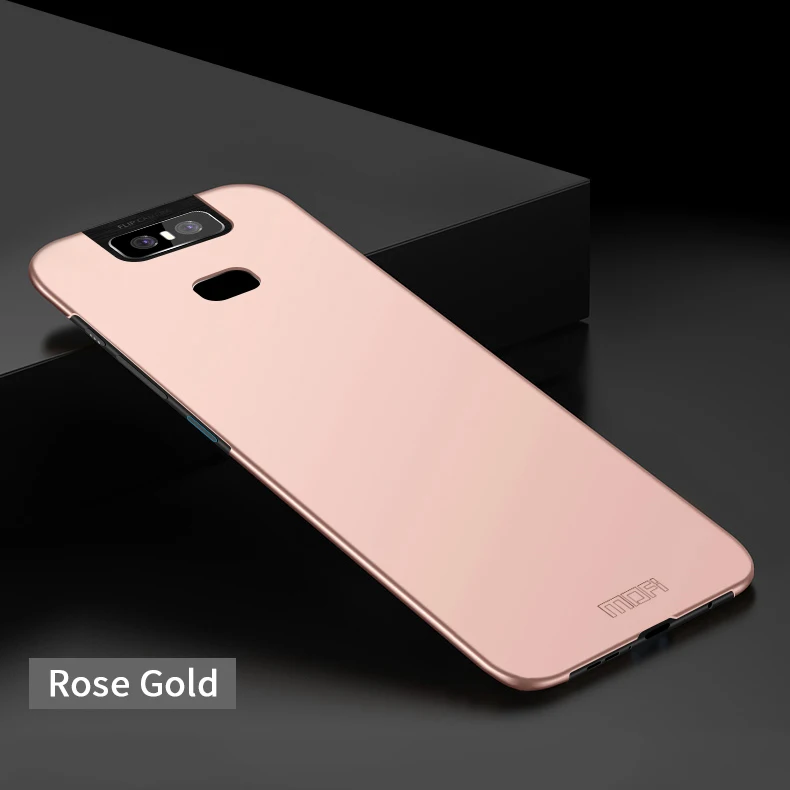 Rose Gold MOFi для ASUS Zenfone 6 ZS630KL задняя крышка полная защита жесткий Fundas, чехлы для телефонов оболочка для Zenfone 6 ZS630KL - Цвет: Rose Gold